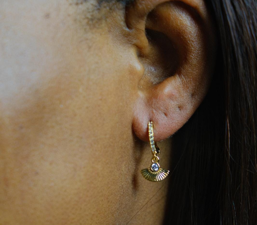 Boucle d'oreille Giada plaqué or
