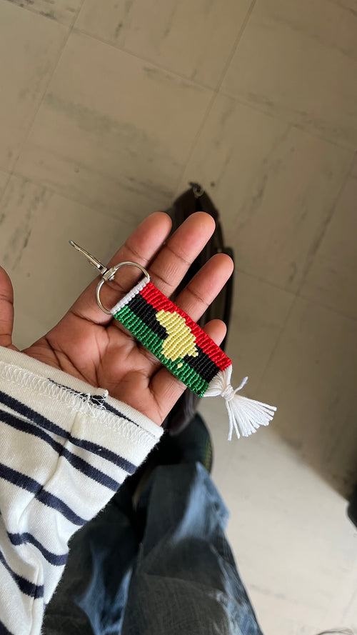 Porte-clés drapeau panafricain