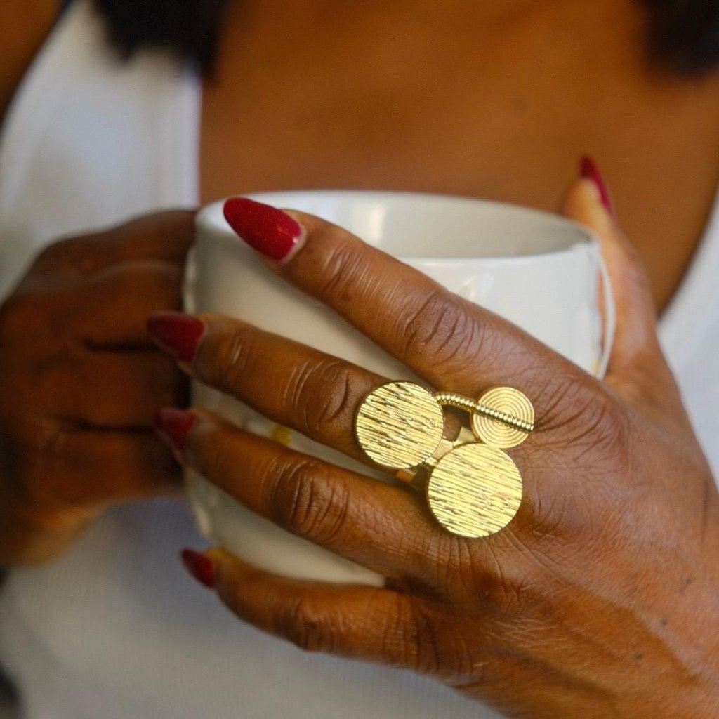 Adjustable Earrings and Ring Set